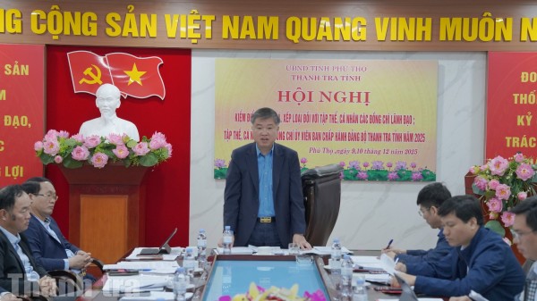 Thanh tra tỉnh Phú Thọ hoàn thành xuất sắc nhiệm vụ năm 2025